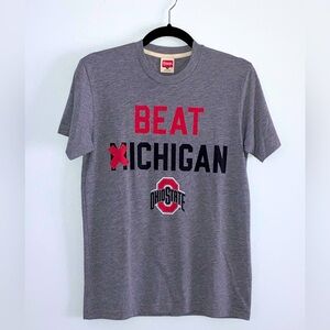 NWT Homage Men’s size XS OHIO STATE “Beat Michigan” graphic Tshirt